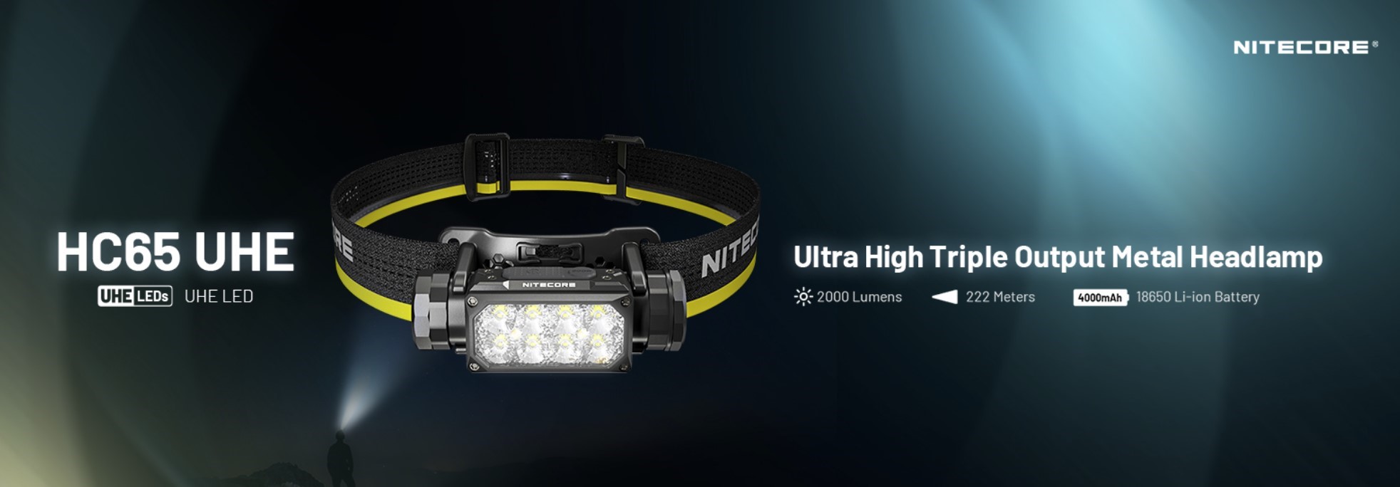 NITECORE HC65 UHE 8 x NiteLab UHE LED SvetelnaPosta